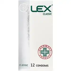 Презервативи Lex Classic у силіконовому змащувачі з накопичувачем 12 шт.