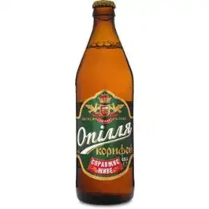 Пиво Опілля Корифей світле фільтроване 3.7% 0.5 л