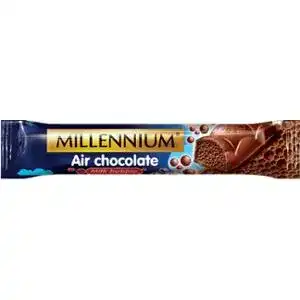 Батончик Millenium Milk Chocolate шоколадний пористий 32 г
