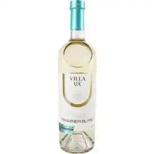 Вино Villa Krim Traminer Blanc біле напівсолодке 0.75 л