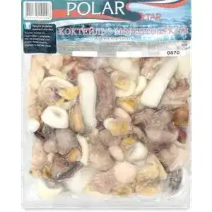 Коктейль з морепродуктів Polar Star варено-морожений 400 г