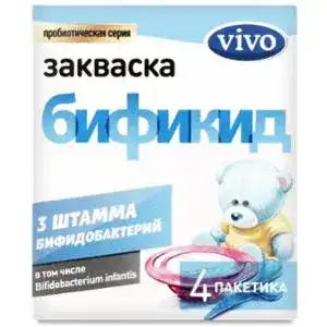 Закваска Vivo Біфікід бактеріальна суха 4 х 0.5 г