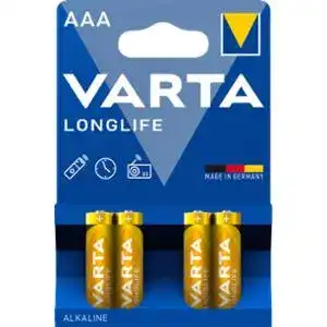 Батарейка Varta Longlife AAA BLI Alkaline 4 шт.