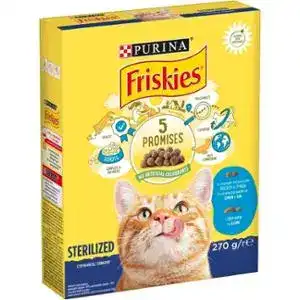 Корм для стерилізованих котів Friskies з лососем і овочами 270 г