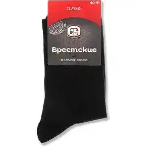 Шкарпетки чоловічі Брестские Класік чорний р.25 2122 000