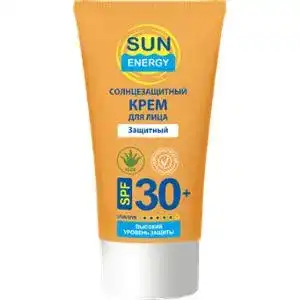 Крем сонцезахисний Sun Energy Aloe Vera SPF 30+ для обличчя 30 мл