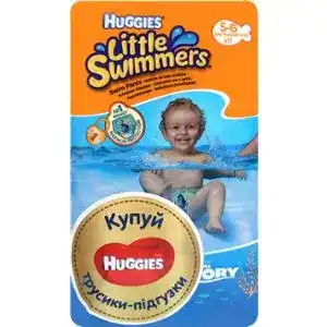 Підгузки-трусики Huggies Little Swimmers для купання розмір 5-6 (12-18 кг) 11 шт.