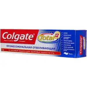 Зубна паста Colgate Total 12 відбілююча 75 мл