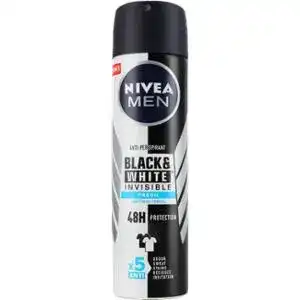 Дезодорант Nivea Fresh Невидимий для чорного і білого спрей для чоловіків 150 мл