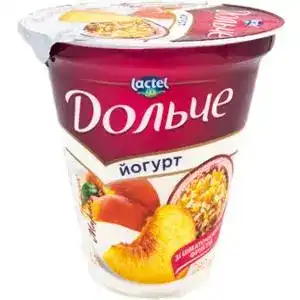 Йогурт Дольче персик-маракуйя 3.2% 280 г