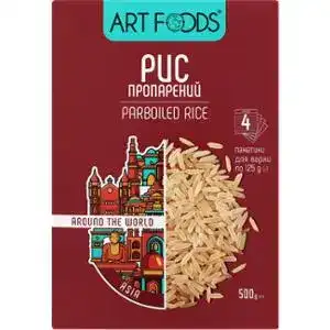 Рис Art Foods пропарений 500 г