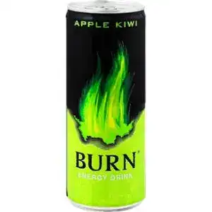 Напій Burn Яблуко і Ківі енергетичний безалкогольний сильногазований 0.25 л