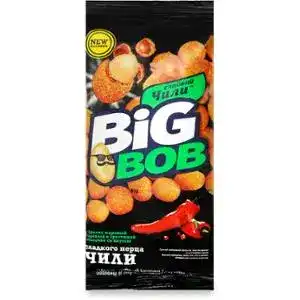 Горіхи Big Bob Арахіс в оболонці зі смаком Чилі 60 г