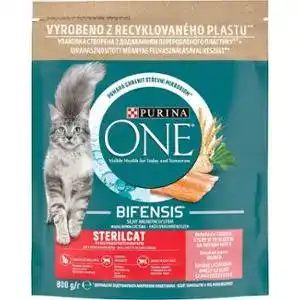 Корм для стерилізованих котів Purina One Steril Cat сухий з лососем і пшеницею 800 г