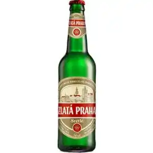 Пиво Zlata Praga світле фільтроване 5% 0.5 л