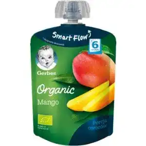 Пюре Gerber для дітей від 6 місяців органічне манго 90 г