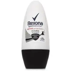 Дезодорант Rexona Антибактеріальний і невидима на чорному і білому твердий 50 мл