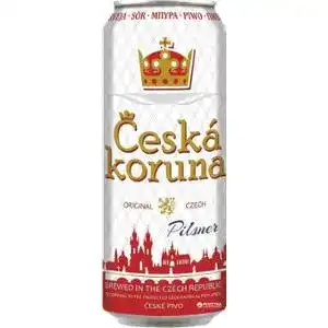 Пиво Ceska Coruna світле фільтроване 4.1% 0.5 л