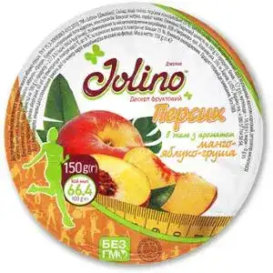 Десерт фруктовий Jolino Персик в желе з ароматом манго-яблуко-груша 150 г