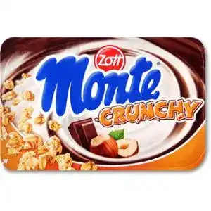 Десерт Zott Maxi Monte молочний з шоколадом і лісовими горіхами + хрустка суміш 13.9% 125 г