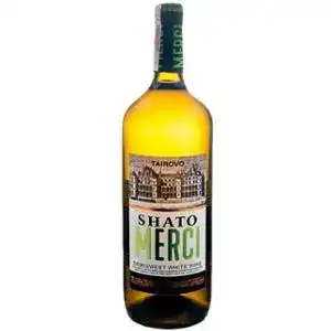 Вино Таїрове Shato Merci біле напівсолодке 0.75 л
