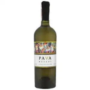 Вино PAVA Muscat біле напівсолодке 0.75 л