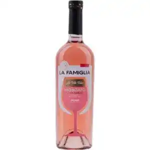 Вино La Famiglia Moscato Rose рожеве напівсолодке 0.75 л