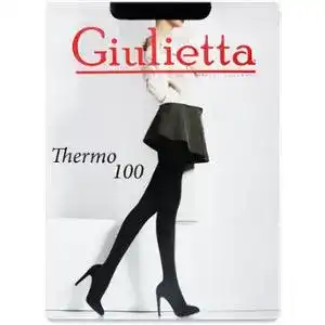 Колготки жіночі Giulietta Thermo Nero 100 DEN р.2