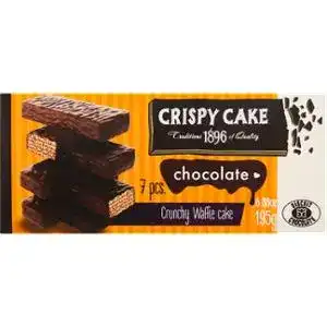 Торт Biscuit Chocolate Crispy Cake шоколадний вафельний 195 г