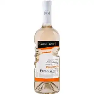 Вино Bolgrad Fresh White біле напівсолодке 0.75 л