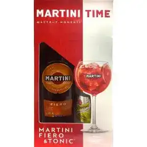 Вермут Martini Fiero 14.9% 0.75 л + Тонік Schweppes 1 л