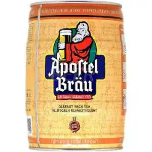 Пиво Apostel Brau Eichbaum світле фільтроване 5% 5 л