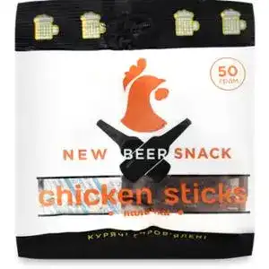 Палички New Beer Snack Chicken Sticks м`ясні курячі 50 г