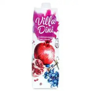 Нектар освітлений пастеризований Pomegranate&Grape Villa Dini т/п 1л