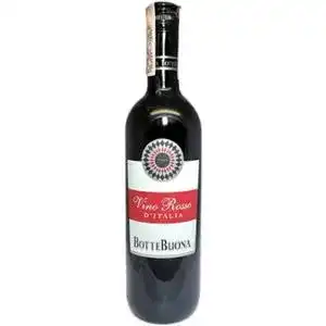 Вино Botte Buona Vino Rosso D'Italia червоне напівсухе 0.75 л