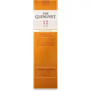 Віскі Glenlivet Excellence шотландське односолодове 12 років 40% 0.7 л