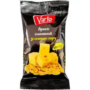 Горіхи Varto Ядра арахісу зі смаком сиру 60 г