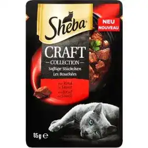 Корм для котів Sheba Craft волога з яловичини в соусі 85 г