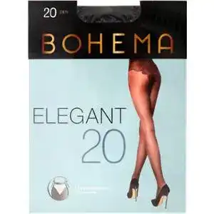 Колготи жіночі Bohema Elegant 20 den р.2 чорний