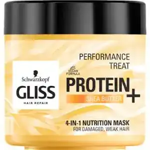 Маска для волосся Gliss Kur Performance Treat Protein+ для пошкодженого та слабкого волосся 400 мл