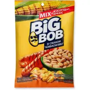 Горіхи Big Bob Мікс Арахіса та кукурудзи зі смаком Ковбаски 70 г