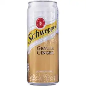Напій Schweppes Gentle Ginger сильногазований 0.33 л