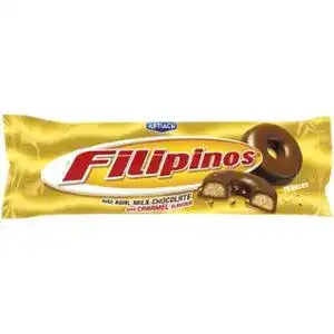 Печенье Artiach Filipinos с молочным шоколадом и карамелью 135 г
