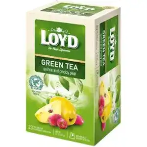 Чай Loyd зелений зі смаком айви та колючої груші 20х1.7 г