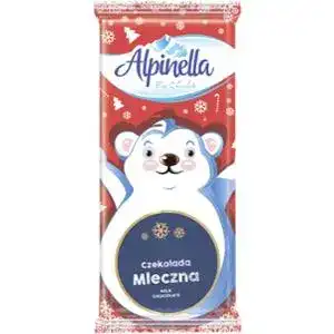Шоколад Alpinella молочний Різдвяна серія 90 г