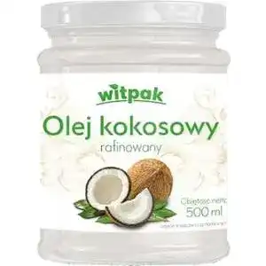 Олія кокосова Witpak рафінована скляна банка 500 мл
