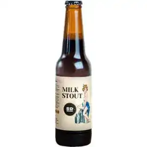 Пиво SD Brewery Milk Stout темне нефільтроване 6% 0.33 л