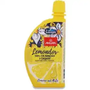 Сік лимону з ефірною олією лимону Akura п/пл 125мл