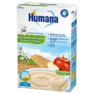 Дитяча каша Humana молочна Гречана з яблуком від 6 місяців, 200г