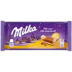 Шоколад Milka молочний з молочною начинкою зі смаком ванілі та печивом Oreo Golden 100 г